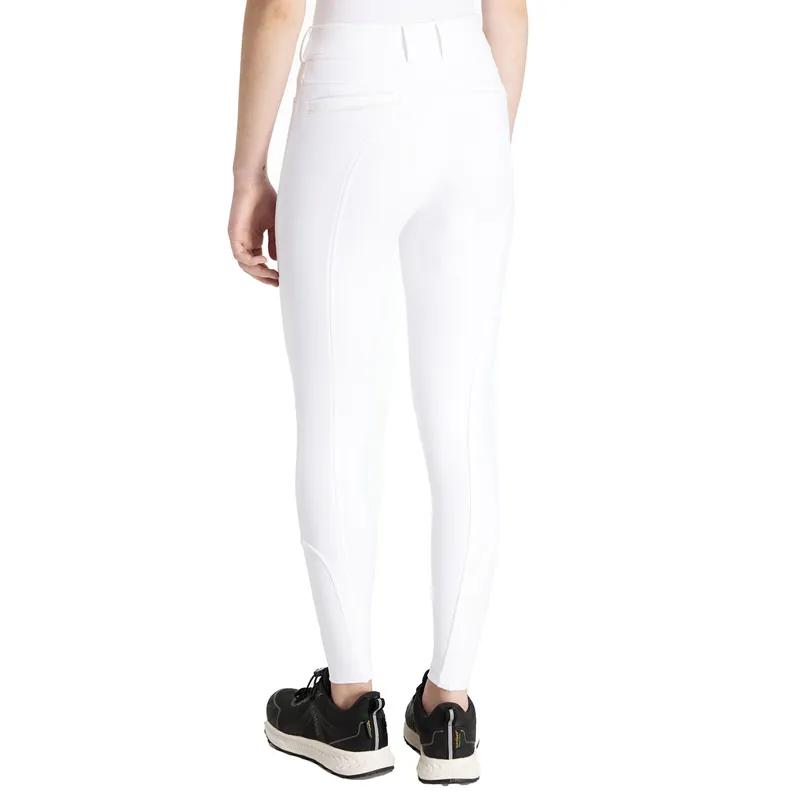 LeMieux Young Rider Izzy Knee Grip Junior Competition Breeches - White-1