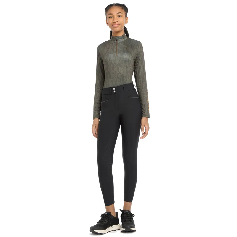 LeMieux Young Rider Izzy Full Grip Junior Breeches - Black-3