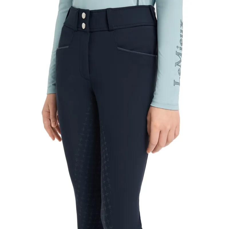 LeMieux Young Rider Izzy Full Grip Junior Breeches - Navy-4