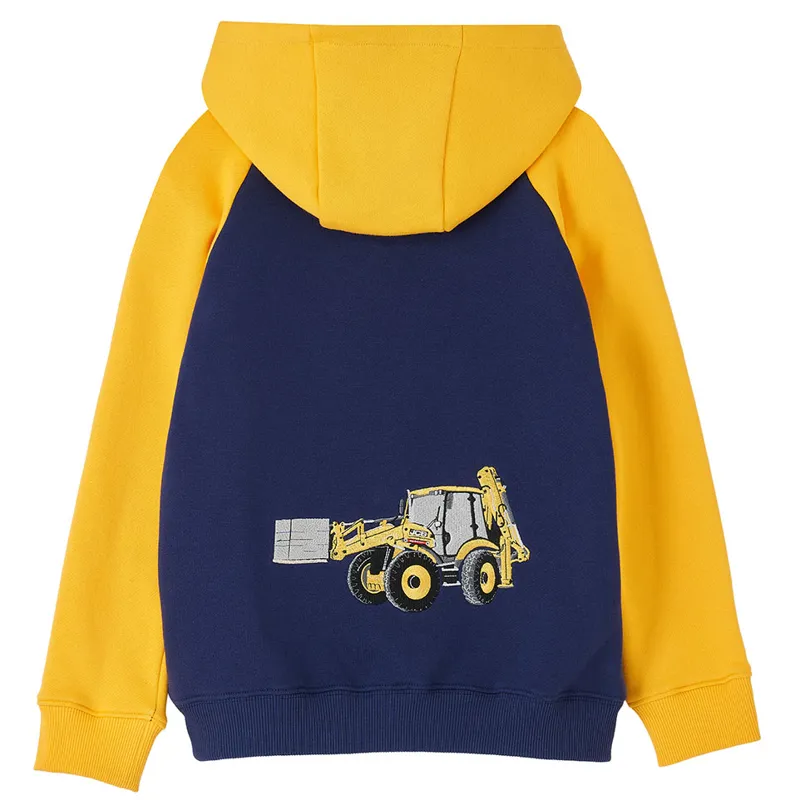 Lighthouse Jackson Junior Boys Full Zip Hoodie - JCB Print-7