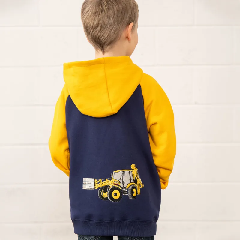 Lighthouse Jackson Junior Boys Full Zip Hoodie - JCB Print-6