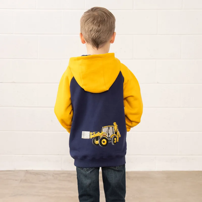 Lighthouse Jackson Junior Boys Full Zip Hoodie - JCB Print-5