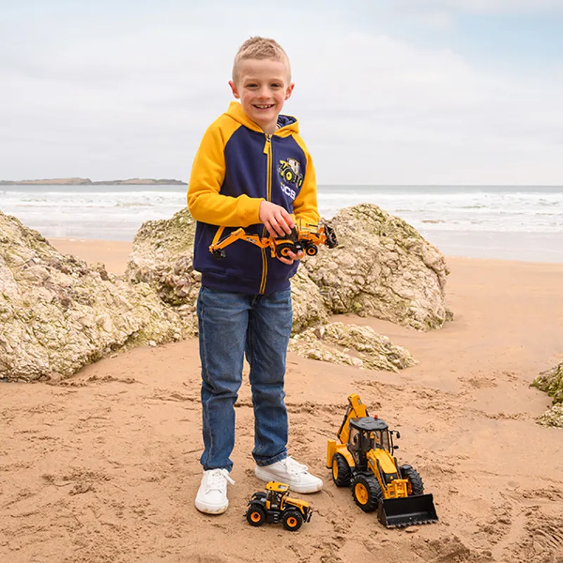 Lighthouse Jackson Junior Boys Full Zip Hoodie - JCB Print-10