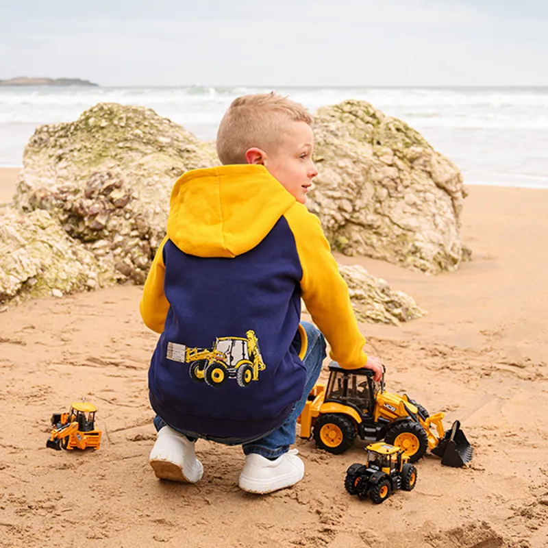 Lighthouse Jackson Junior Boys Full Zip Hoodie - JCB Print-9