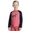LeMieux Mini Jamie Long Sleeve Junior Top - Cranberry/Dreamer