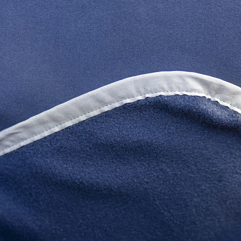 Amigo Jersey Integrated Cooler Rug - Navy/Titanium Grey/Silver-7