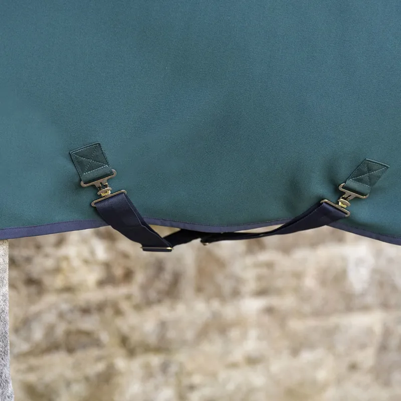 Amigo Pony Jersey Cooler Rug - Dynasty Green/Navy/Silver-2