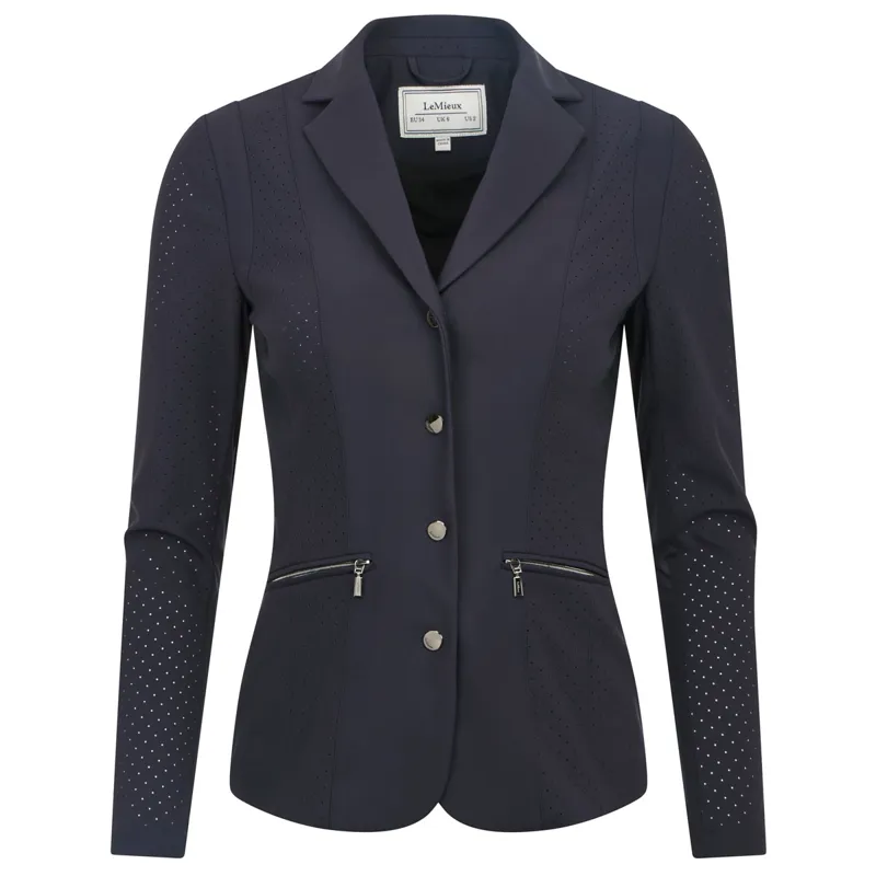 LeMieux Jessica Mesh Womens Show Jacket - Navy-2