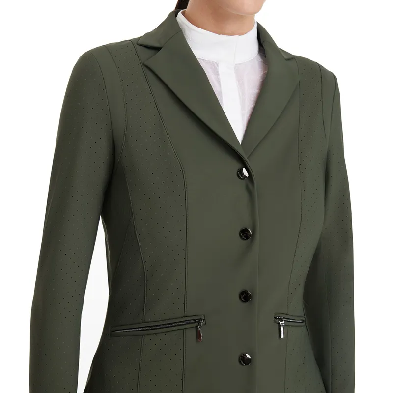 LeMieux Jessica Mesh Womens Show Jacket - Pine Green-3