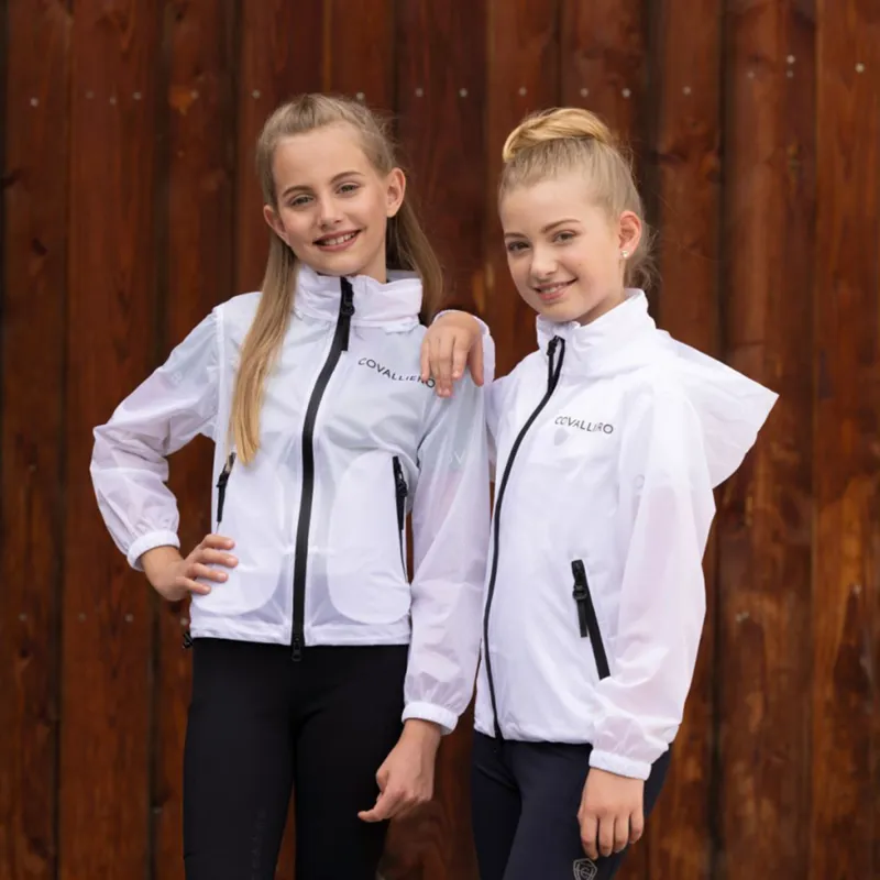 Covalliero ClearView Junior Waterproof Rain Jacket - Clear-3
