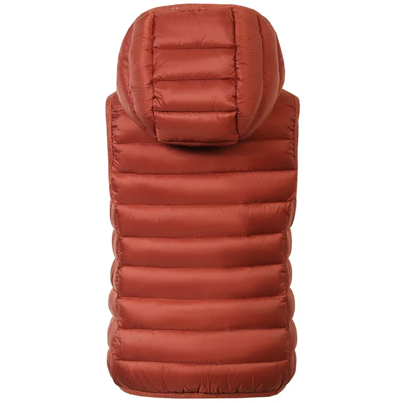 Covalliero Junior Quilted Gilet - Rust-1