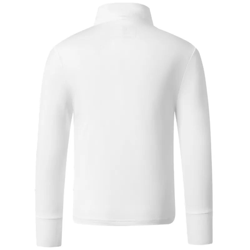 Covalliero Junior Long Sleeve Competition Shirt - White-3