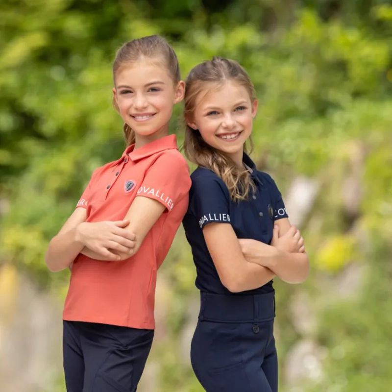 Covalliero Junior Polo Shirt - Coral-2