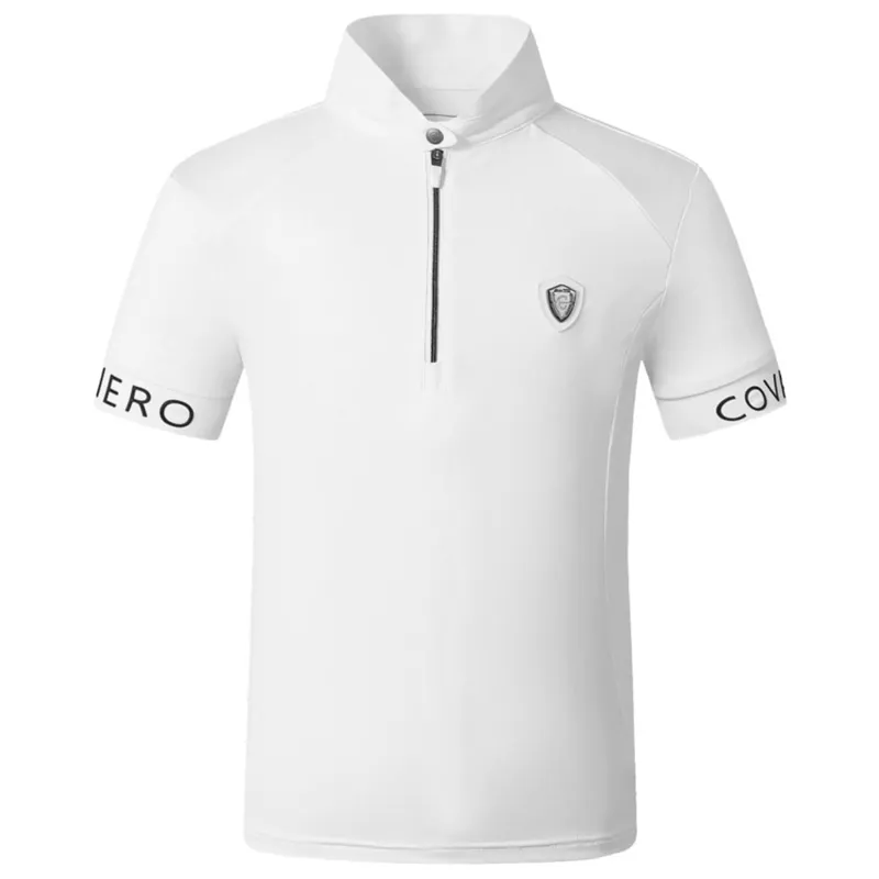Covalliero Junior Short Sleeve Competition Shirt - White