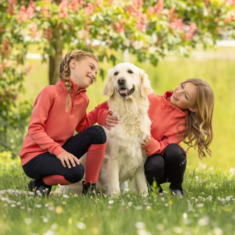 Covalliero Junior Girls Sweater - Coral-1