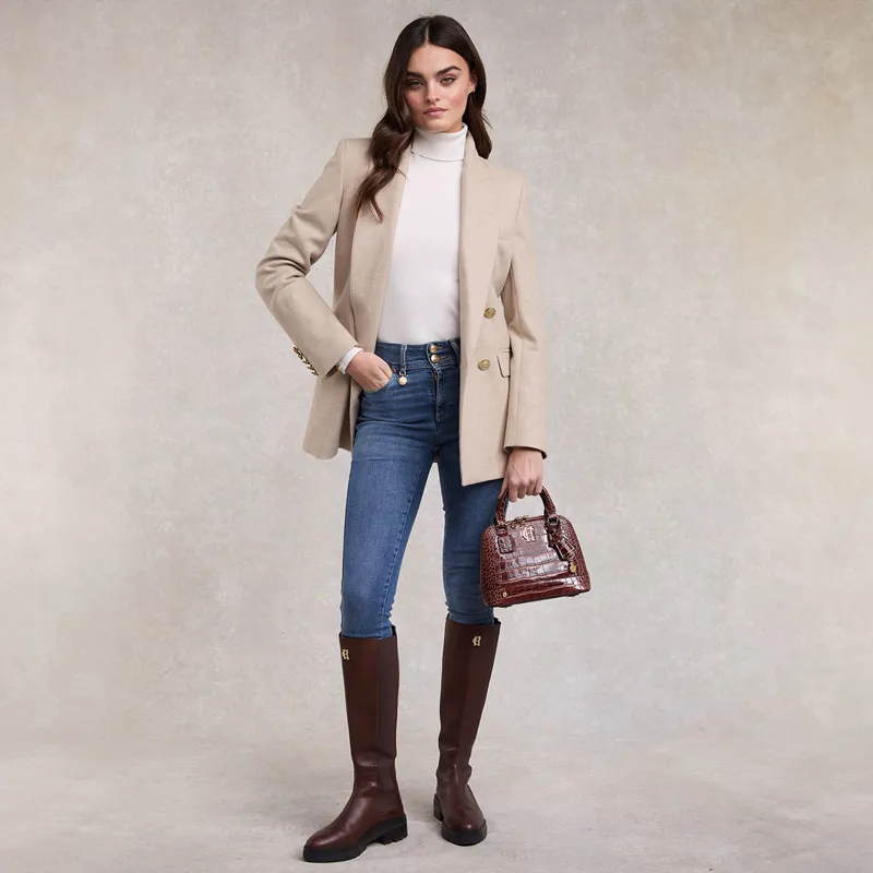 Holland Cooper Womens Jodhpur Jeans - Denim-6