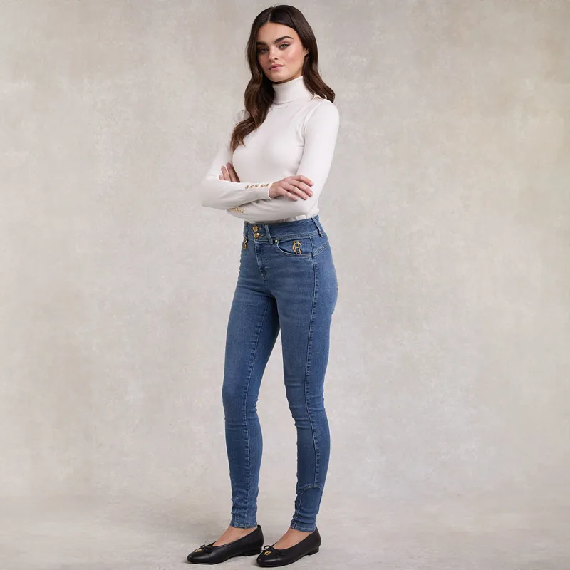 Holland Cooper Womens Jodhpur Jeans - Denim-3