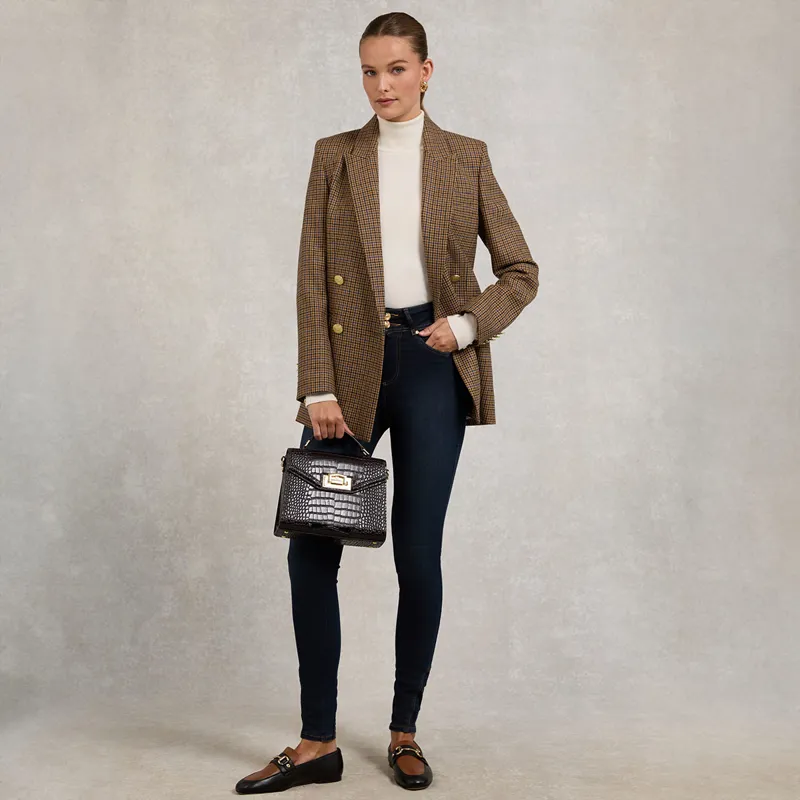 Holland Cooper Womens Jodhpur Jeans - Deep Indigo-4