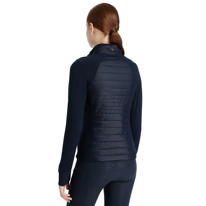 LeMieux Young Rider Josephine Junior Hybrid Quilted Jacket - Navy-2
