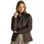 Joules Braemar Luxe Womens Diamond Quilted Coat - Chocolate Brown