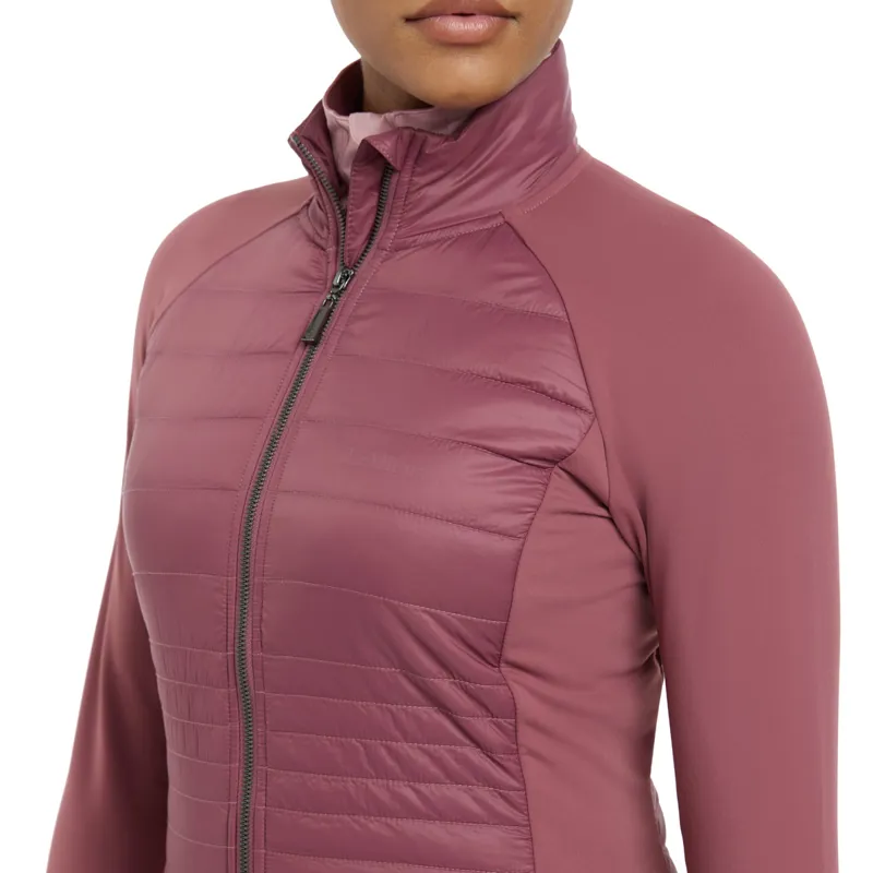 LeMieux Juliette Ladies Quilted Jacket - Rosewood-10