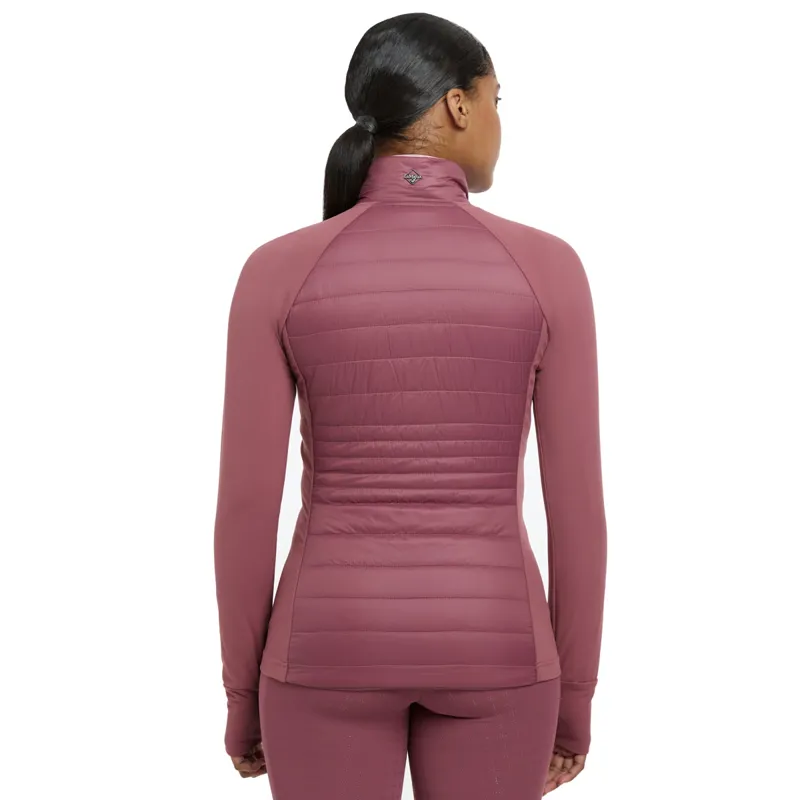 LeMieux Juliette Ladies Quilted Jacket - Rosewood-9