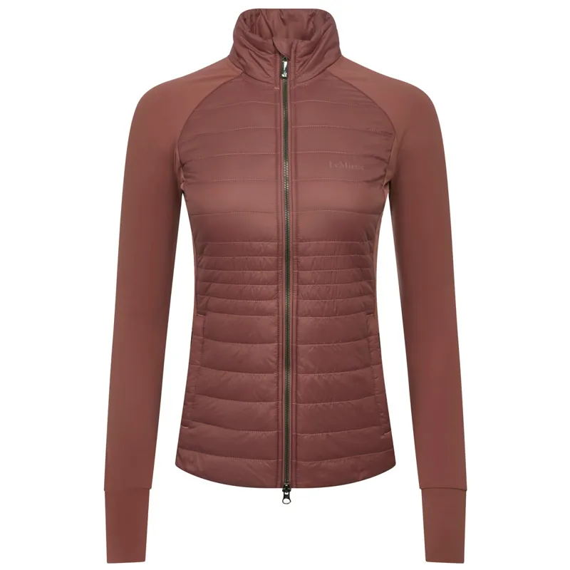 LeMieux Juliette Ladies Quilted Jacket - Rosewood-8
