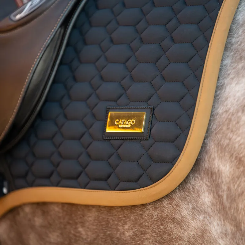 Catago FIR-Tech Grand Jump Saddlecloth - Black-2