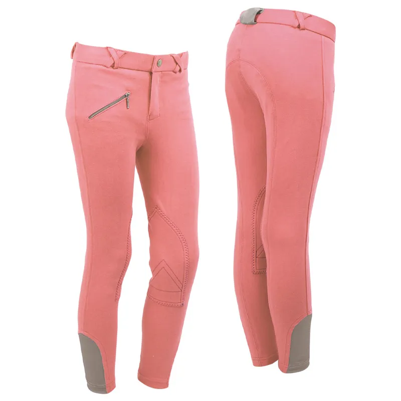 QHP Junior Breeches - Flamingo Pink