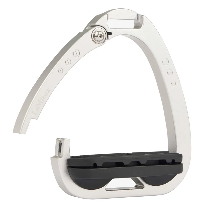 LeMieux Junior Vector Balance Inclined Stirrups - Aluminium-4