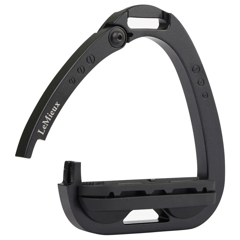 LeMieux Junior Vector Balance Inclined Stirrups - Black-2