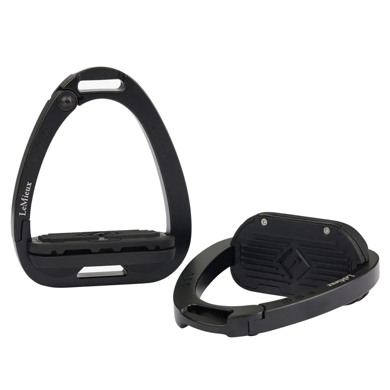 LeMieux Junior Vector Balance Inclined Stirrups - Black
