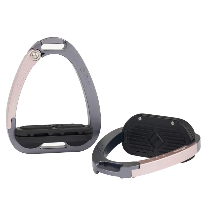LeMieux Junior Vector Balance Inclined Stirrups - Rose Gold