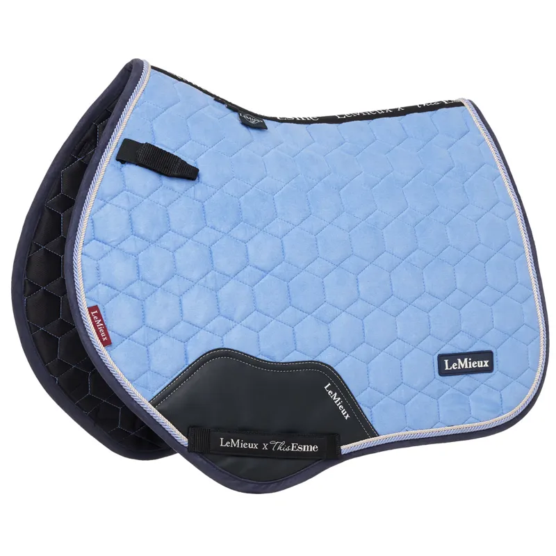 LeMieux x This Esme Junior Pro Saddlecloth - Corn Blue