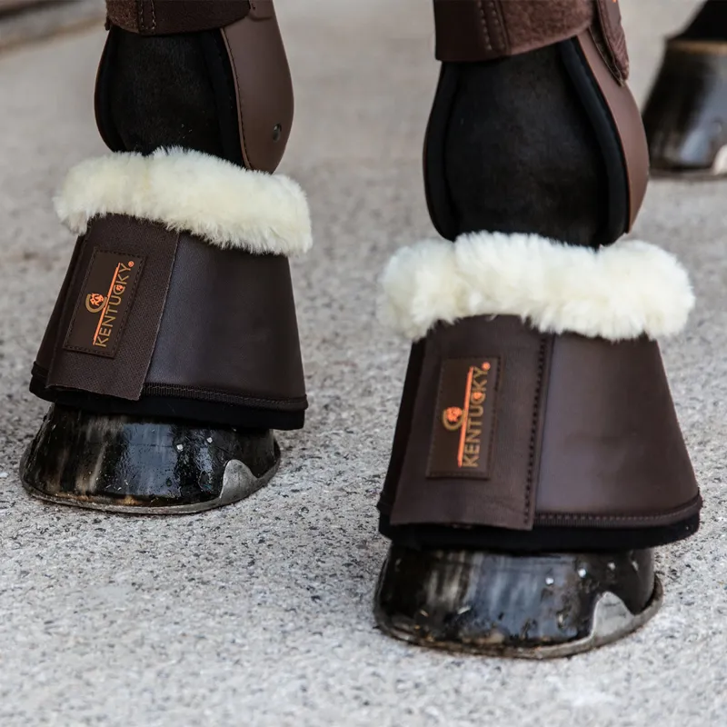 Brown over reach boots sale