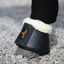 Kentucky Sheepskin Leather Overreach Boots - Black and Natural
