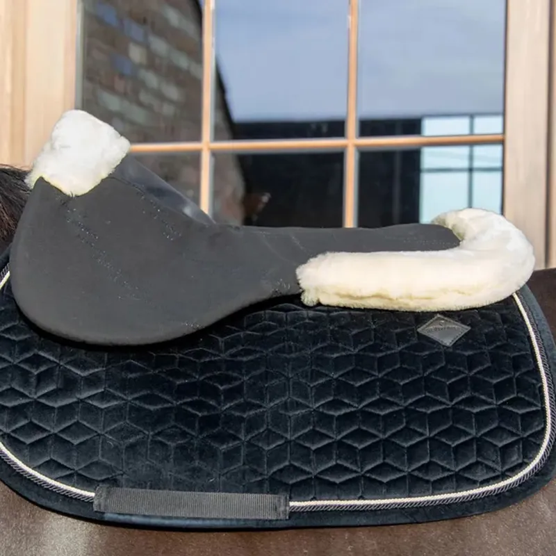 Kentucky Faux Sheepskin Half Pad Impact Equalizer - Black-1