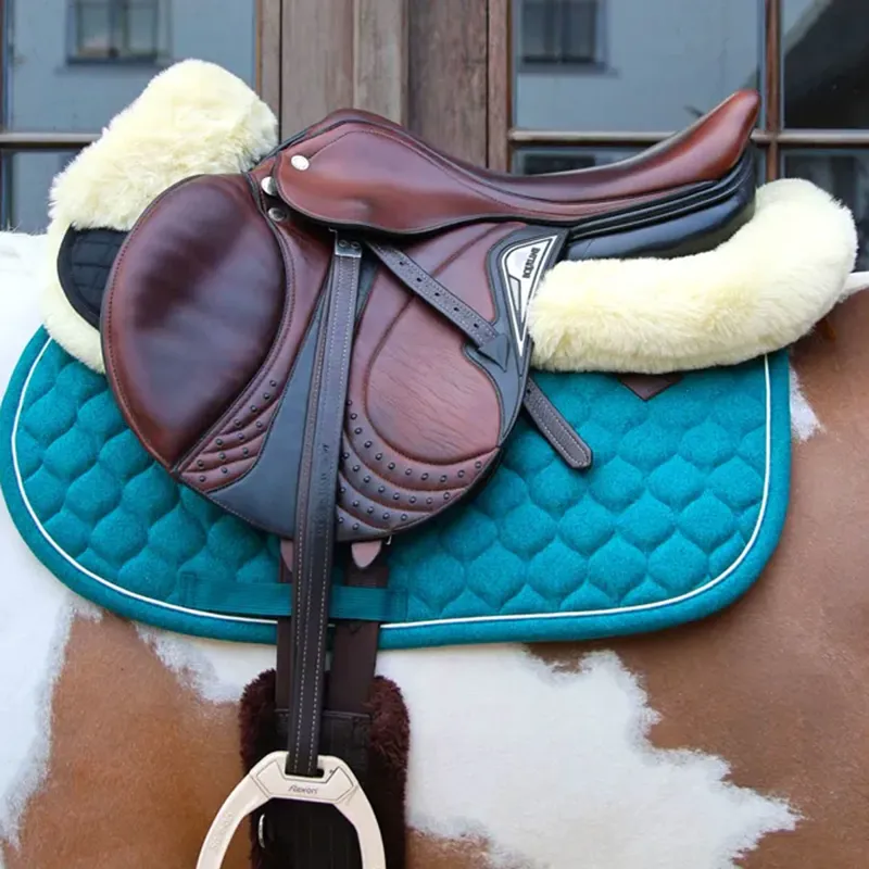 Kentucky Sheepskin Absorb Quilted Half Pad - Natural-2