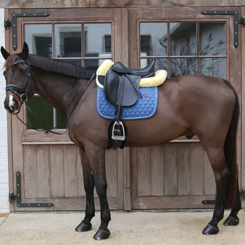 Kentucky Sheepskin Absorb Quilted Half Pad - Natural-3