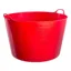 Red Gorilla Tubtrug Flexible Extra Large 75L Bucket - Red