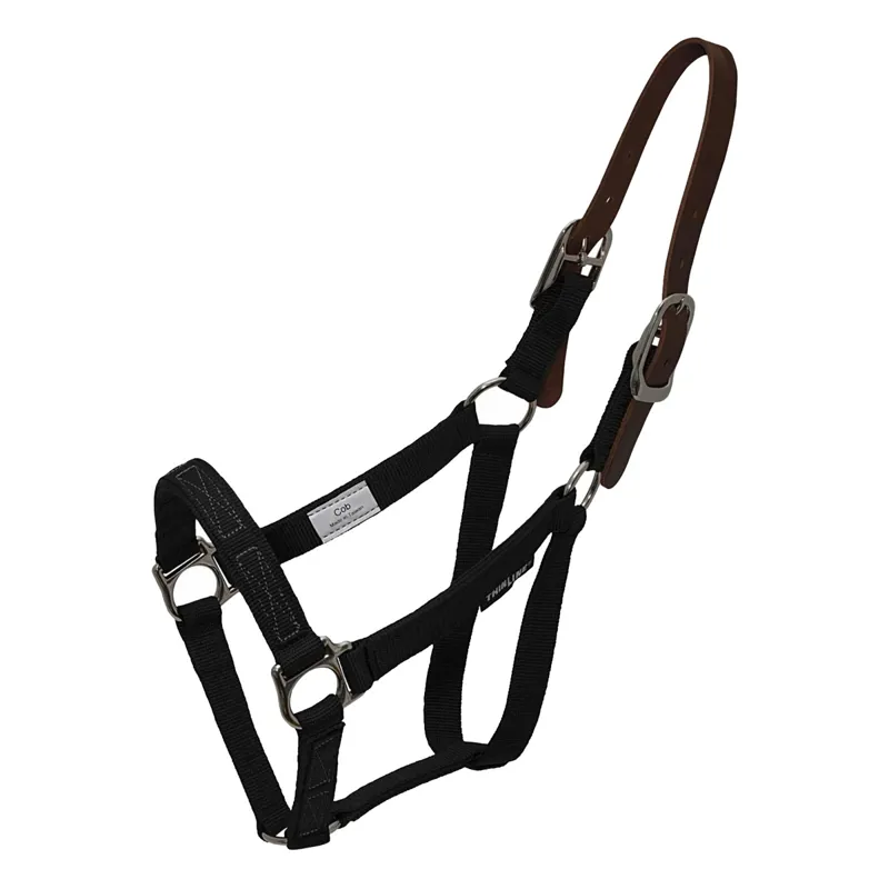 ThinLine Flexible Breakaway Field Safe Headcollar - Black