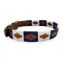 KM Elite Argentinian Dog Collar - Admiral Navy/White