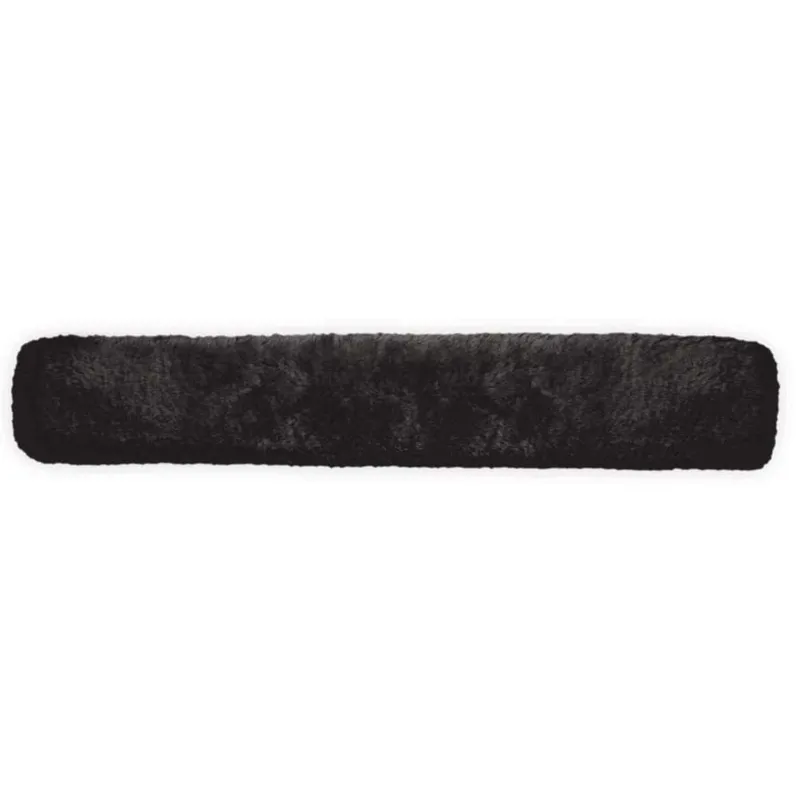 KM Elite Lambswool Dressage Girth Sleeve - Black