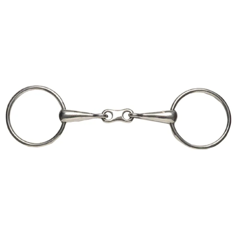 Korsteel Stainless Steel Loose Ring French Link Snaffle Bit