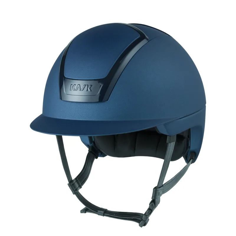 KASK Nemesi Shine Riding Hat - Cobalt Blue