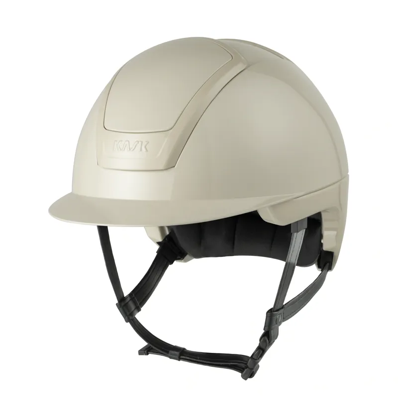 KASK Nemesi Shine Riding Hat - Silk Beige