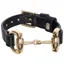HV Polo Kate Big Bit Bracelet - Black/Gold