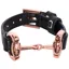 HV Polo Kate Big Bit Bracelet - Black/Rose Gold