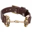 HV Polo Kate Big Bit Bracelet - Brown/Gold