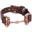 HV Polo Kate Big Bit Bracelet - Brown/Rose Gold